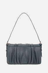 Bell Shoulder - Medium Crossbody - Deep Green / One Size